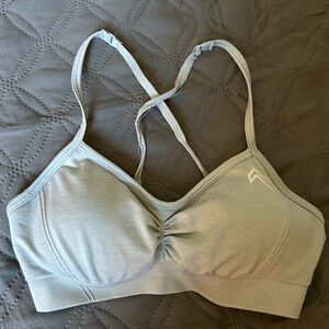 Oner Active Light Gray Seamless Crossback Sports Bra
